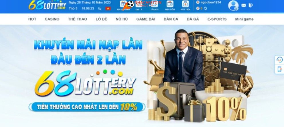 Nhà cái 68lottery 