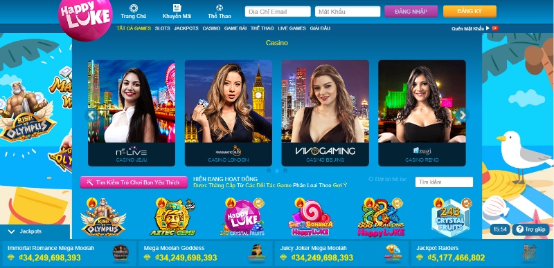 Live Casino tại Happyluke