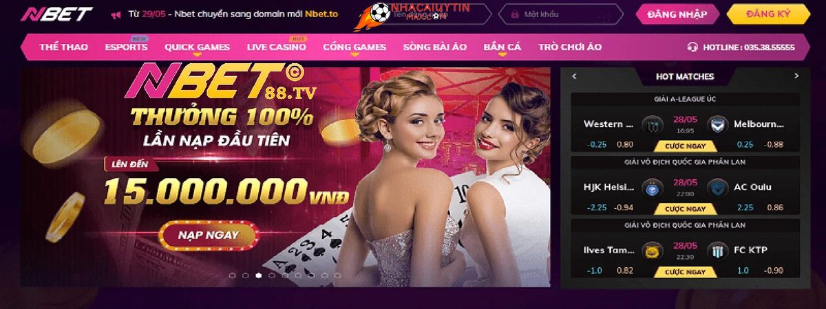 NBet Nhà cái Tài Xỉu Online uy tín từ Châu Âu