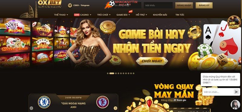 Oxbet Nhà cái Tài Xỉu Online uy tín nhất